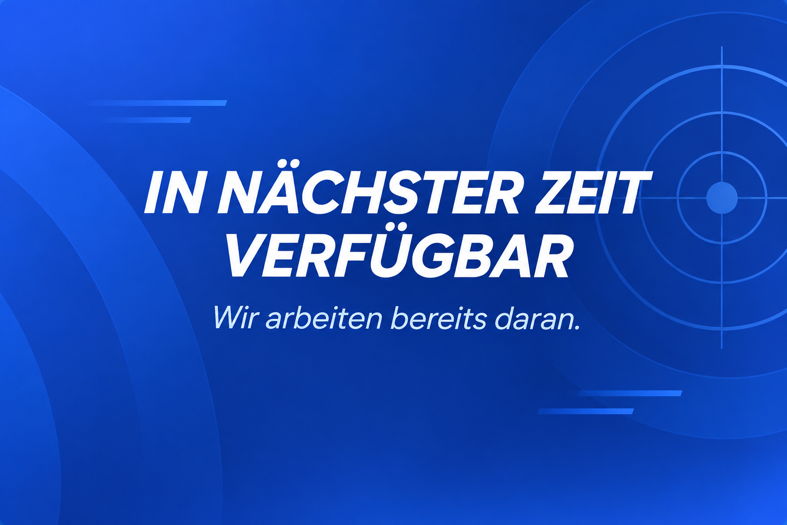 In nächster Zeit verfügbar